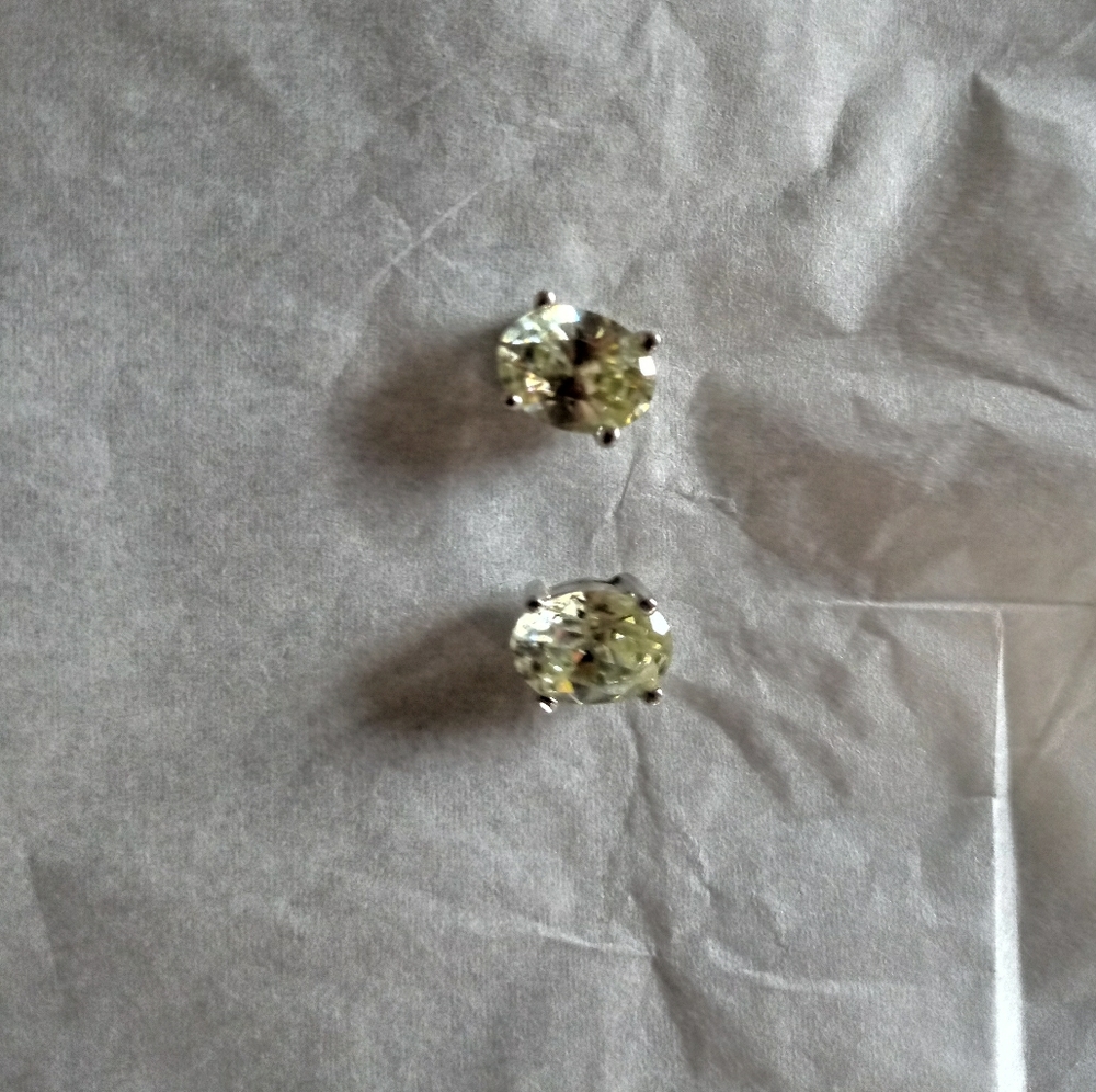 Yellow quartz earrings